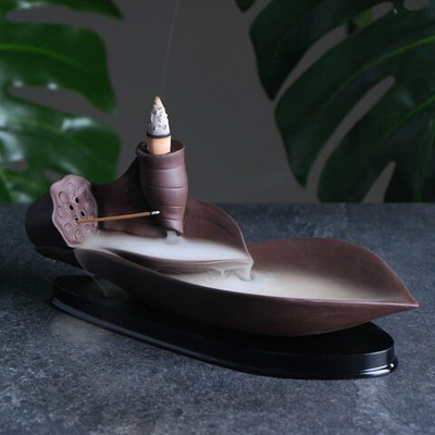 Подставка для благовоний «Лотос» с аромаконусами