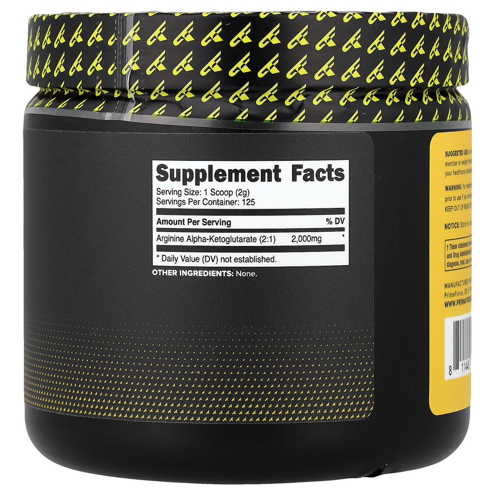 Primaforce, аргинин АКГ, без добавок, 250 г (8,9 унции)