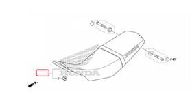 77200-KZZ-900ZC. SEAT ASSY., DOUBLE *TYPE2* (TYPE2 ) (GRAY). OEM Seat Honda CRF250L-M-Rally