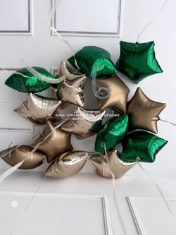 Микс звезд в зеленой гамме