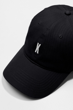 Кепка KUL'TURA "EMBROIDERY K" Черный