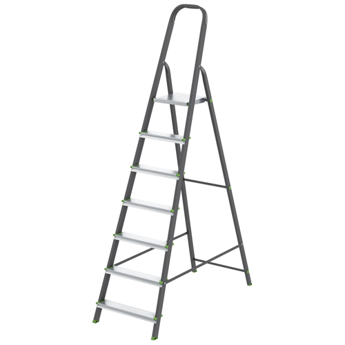 97957 Стремянка, 7 ступеней, стальной профиль