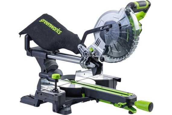 Пила торцовочная аккумуляторная Greenworks GD24MS216, 24V (без АКБ и ЗУ)