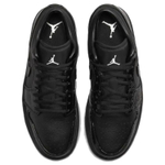 Кроссовки Jordan Air Jordan 1 Low Black Croc (Женская размерная сетка)