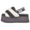 Ugg Disco Stripe Slide 'Gray White'