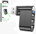 USB Hub BOROFONE DH3 3 порта (черный)