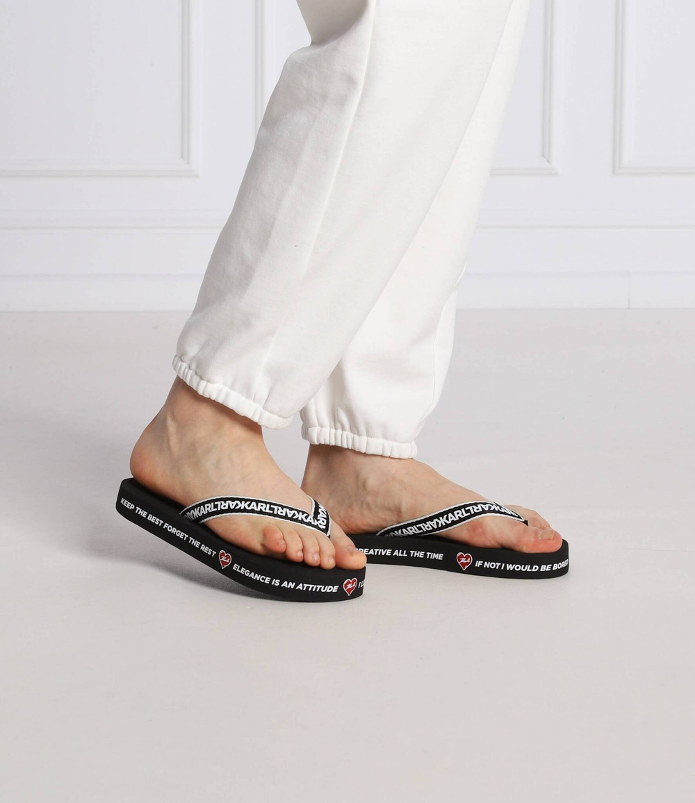 вьетнамки kosta Karl Lagerfeld - черный(KL81001S)