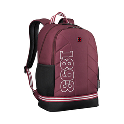 Фото рюкзак WENGER Collegiate Quadma с мягким отделением для ноутбука 16” красный, 100% полиэстер с гарантией