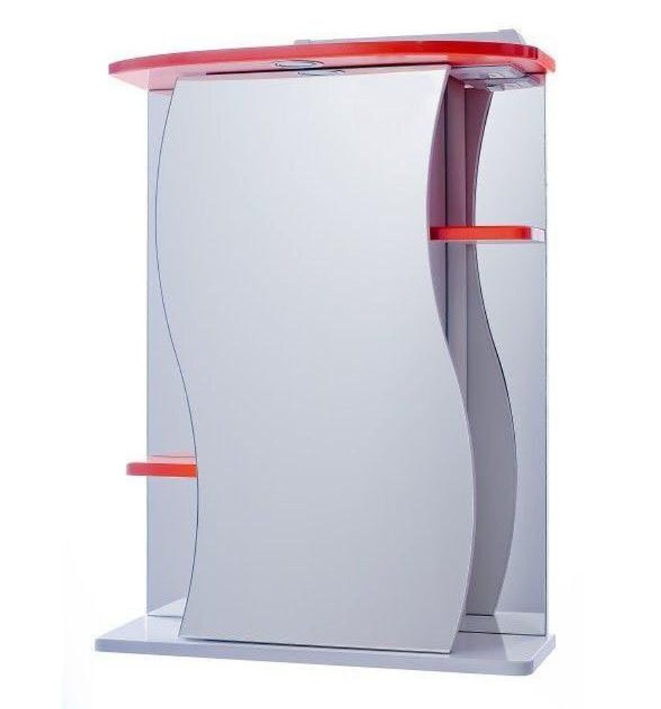 Зеркальный шкаф Vigo Alessandro 550 красный (550х150х700 мм)