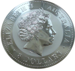 Австралия 8 долларов 2007 Год кабана Лунный календарь Лунар 1 СЕРЕБРО