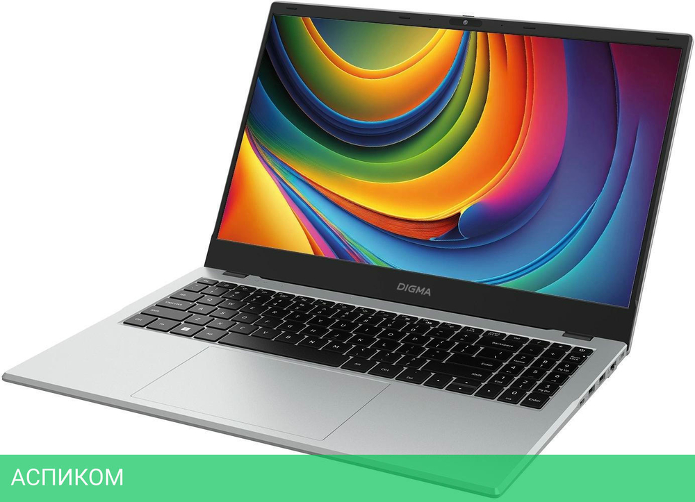 Ноутбук Digma EVE P5852 N-series N200 Silver (DN15N2-8CXW01)