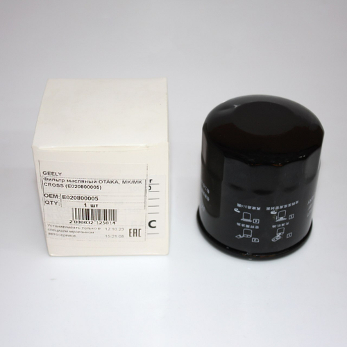 Фильтр масляный E020800005 для Geely MK, MK Cross, Otaka