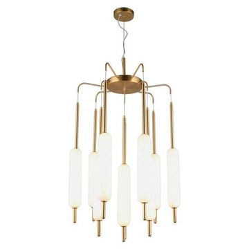 Люстра подвесная светодиодная APL.010.03.80 матовое золото Carla Aployt