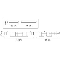 Накладной светильник Lightstar Favo LED 750161
