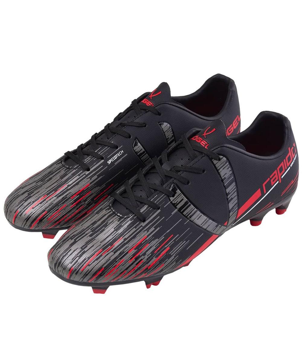 БЕЗ УПАКОВКИ Бутсы футбольные Rapido FG Black/grey