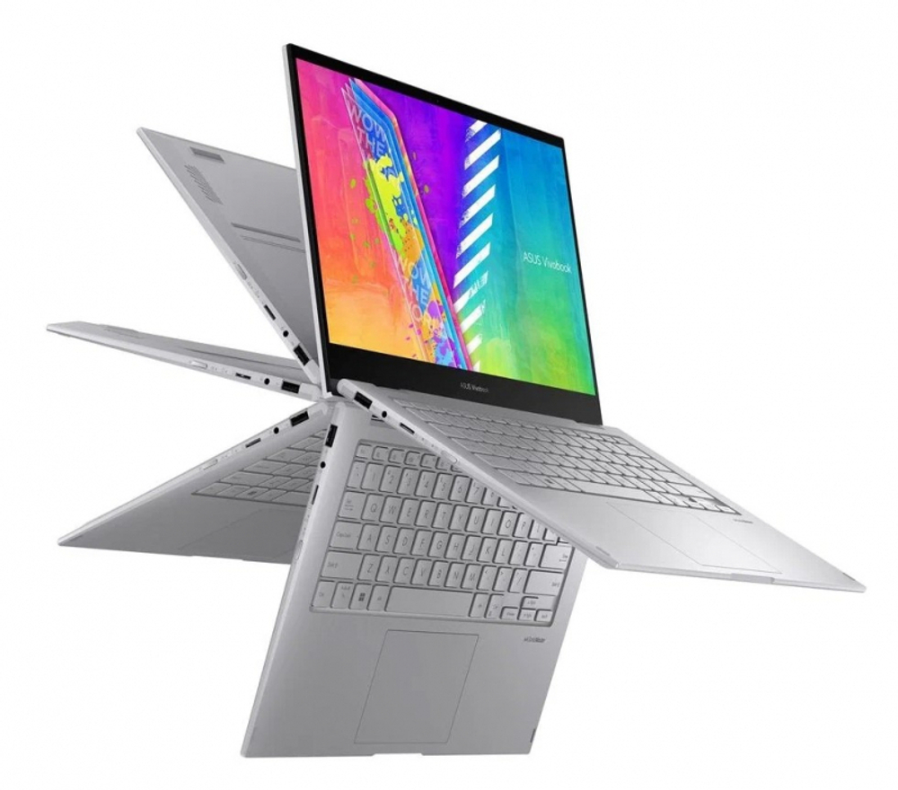 Ноутбук Asus VivoBook Go 14 Flip TP1401KA PQC N6000 4Gb eMMC 128Gb Intel UHD Graphics 14 FHD IPS TS 39Вт*ч Win11 Серебристый TP1401KA-EC008W 90NB0W43-M00250