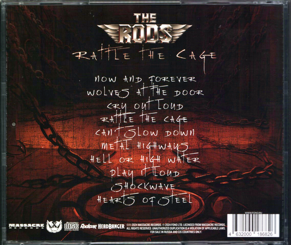 The Rods / Rattle The Cage (RU)(CD)
