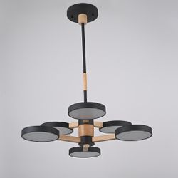 Люстра на штанге TURNA DBL L6 Black