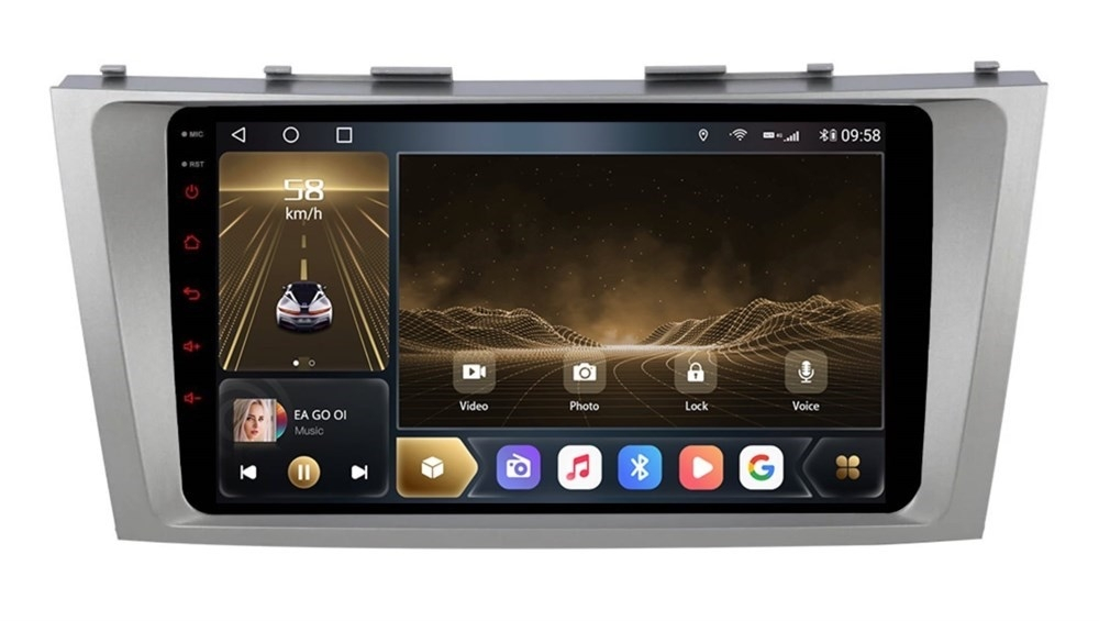 Штатная магнитола OWNICE OL-9606-N для Toyota Camry 2006-2011 на Android 12.0