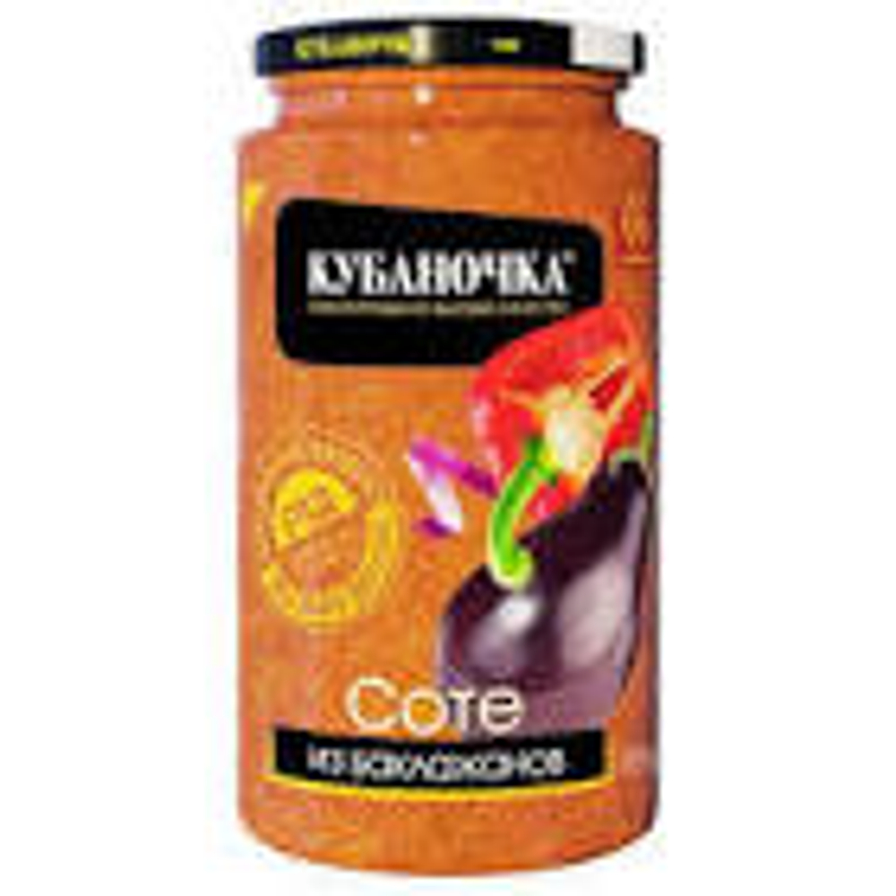 Соте из баклажанов ТМ "Кубаночка" ст/б 360гр 1/12