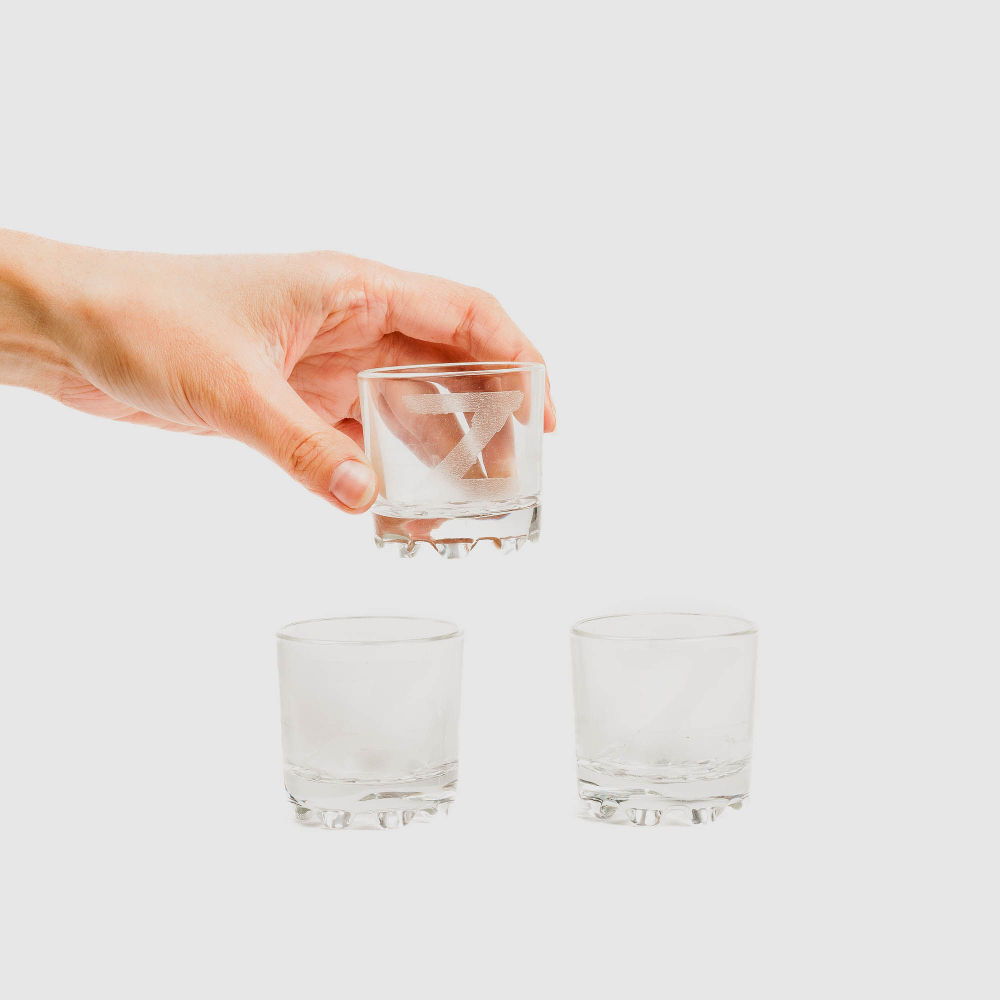 Набор рюмок стеклянных "Z" 3 шт 50 мл