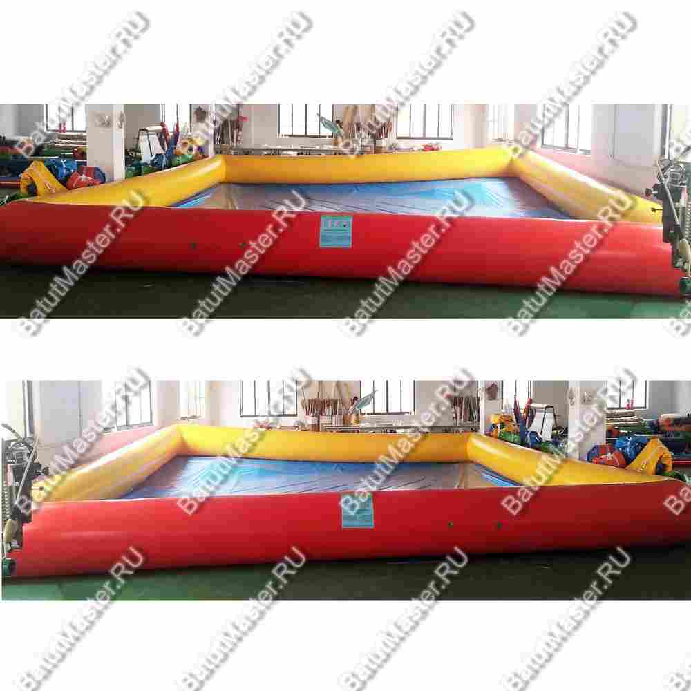 Квадратный надувной бассейн "Летнее настроение" 10*10*0.65 м