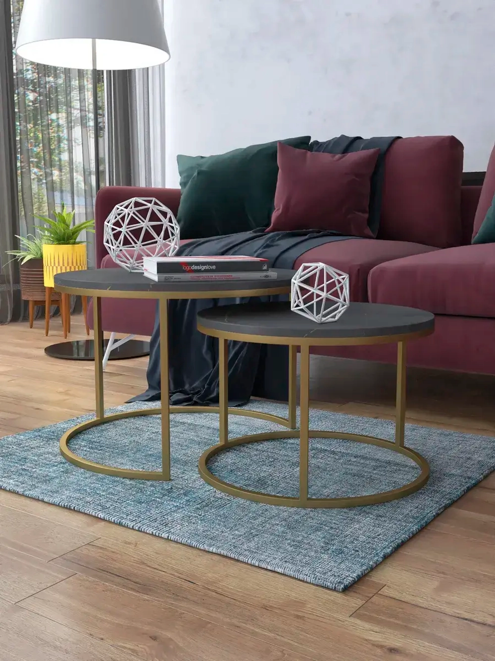 Комплект журнальных столов Акцент - ЗЗЧ - МДФ в ПВХ