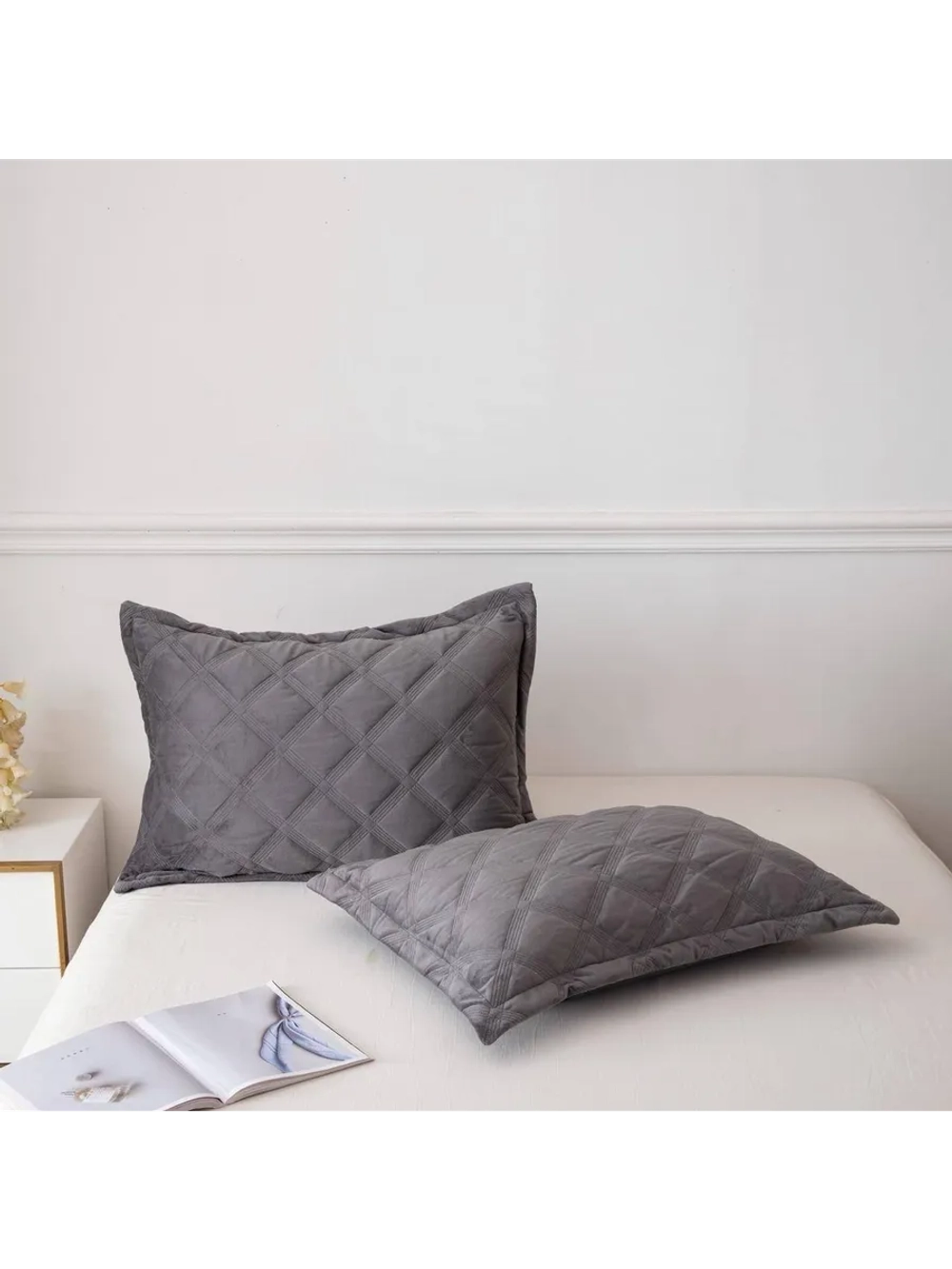 Декоративная наволочка 50х70 2 шт с молнией для подушки