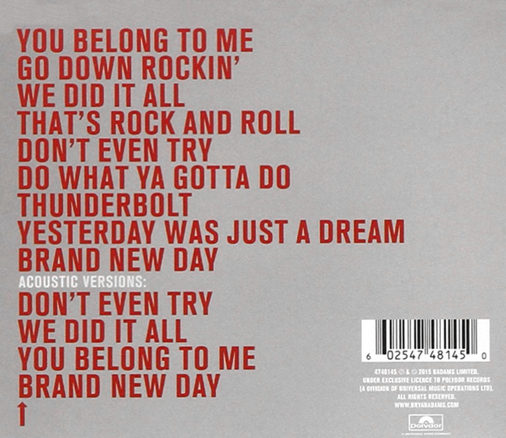 Bryan Adams / Get Up (CD)