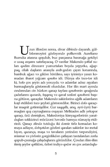 Yüz ilin tənhalığı