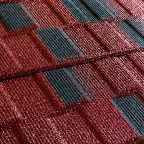 Черепица композитная Metrotile Metroviksen красно-черная