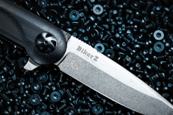 Складной нож Biker Z N690 StoneWash Black G10