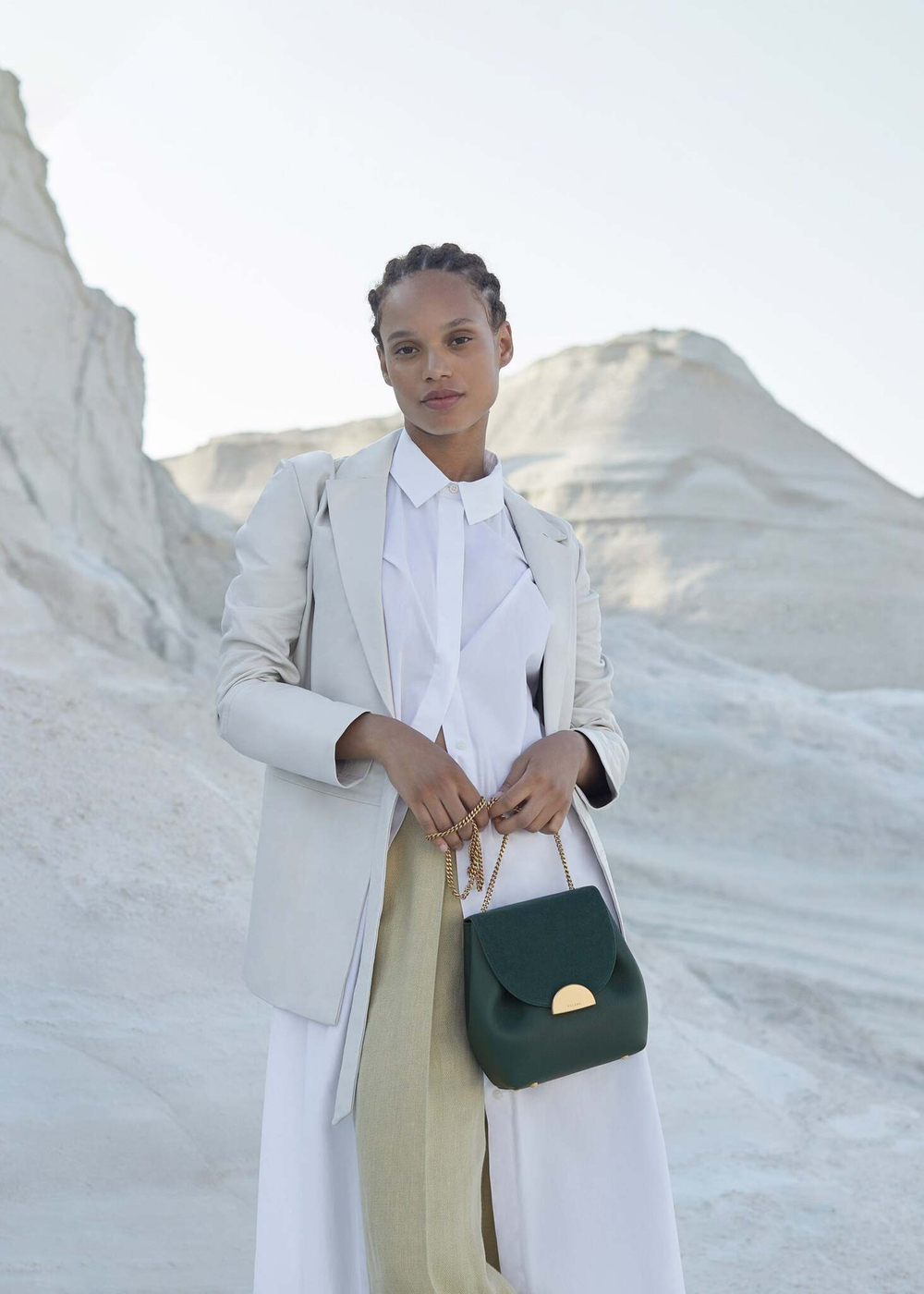 Сумка Polene Numéro Un Mini EDITION DUO GREEN