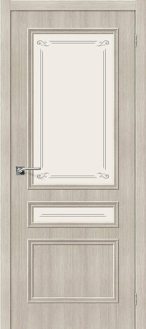 Дверь Симпл-15.2 / Цвет Cappuccino Veralinga / Стекло Mystic / Двери Браво