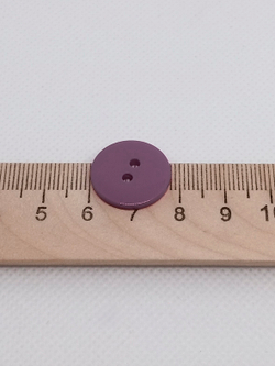 Пуговица 28L (18мм) 2 прокола, пластик, 1 шт