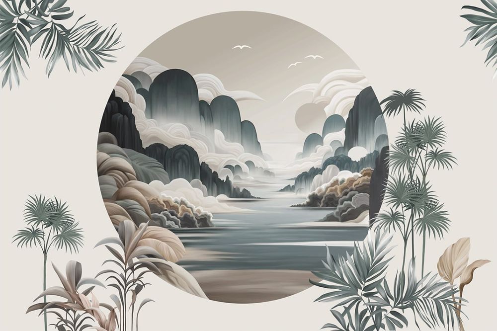 Бесшовная фреска MOD-86, 2,7 м (Ширина 4 м)