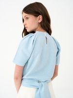 Джемпер для девочки AT1374 голубой