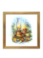 Картины на стену интерьерные на холсте 4 шт, 23*23 см