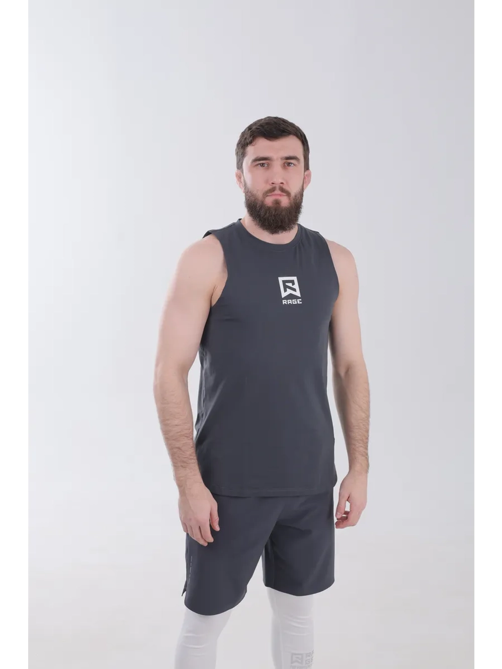 Спортивная футболка майка тренировочная без рукавов