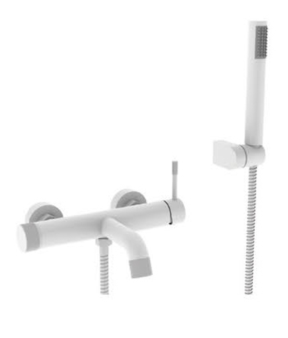 403531-F Смеситель од. для ванны кор. (БЕЛЫЙ) ViEiR (8/1шт)