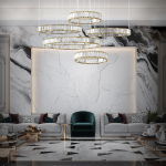 10135/5 Gold Подвесной светильник LOFT IT Crystal ring