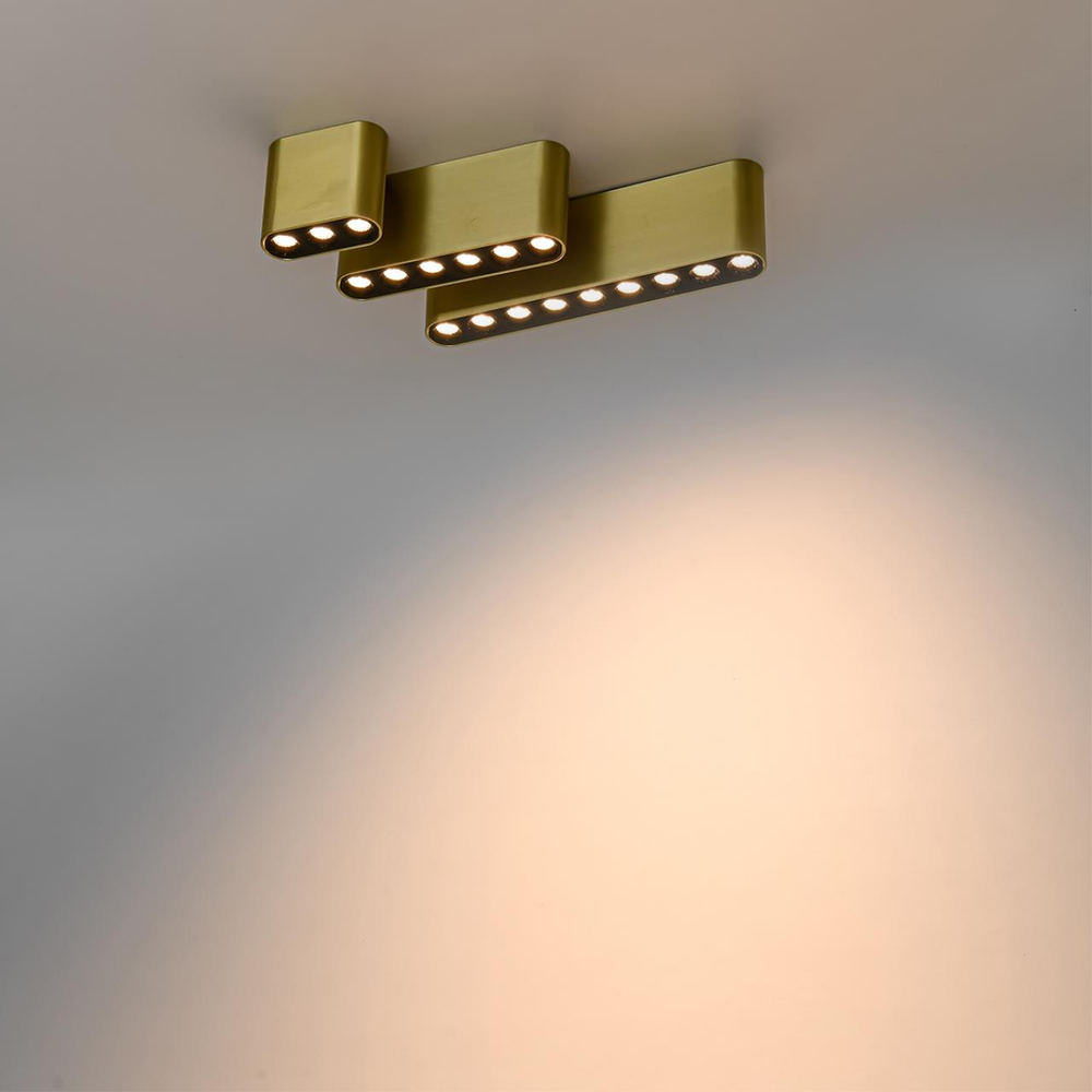 7093/21CL HIGHTECH ODL25 335 Потолочный светильник бронзовый/металл/акрил IP20 LED 13W 988Лм 3000K 220V SMALL