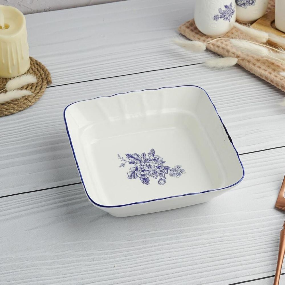 Салатник 400 мл 16*16 см h4,5 см квадратный Sea Flower P.L. Proff Cuisine [6]