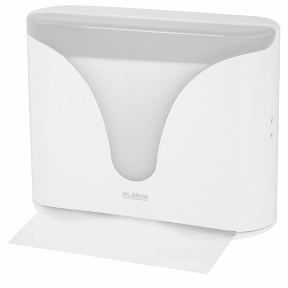 Диспенсер для полотенец EXTRA LAIMA PROFESSIONAL, (Система H2), Z-сложения, белый, ABS-пластик, 609472, 303368