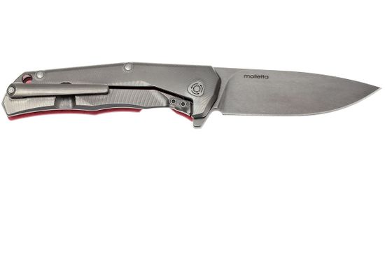 Складной нож Lion Steel "T.R.E." L/TRE-GPK c клинком из стали Böhler M390 Microclean®, рукоять титан / G10