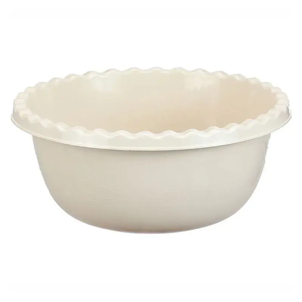 Миска круглая 1.8л белый ротанг (комплект 26 шт)
