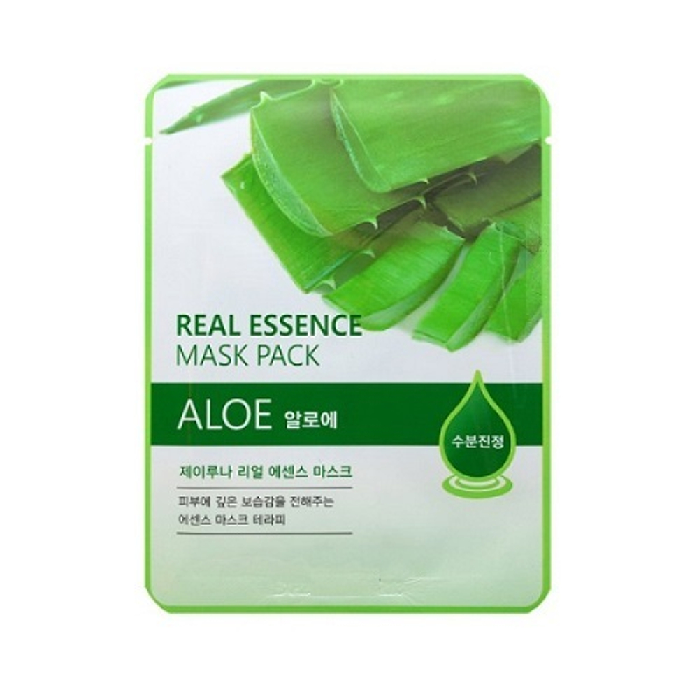 Маска тканевая с алое Juno Real Essence Mask Pack Aloe