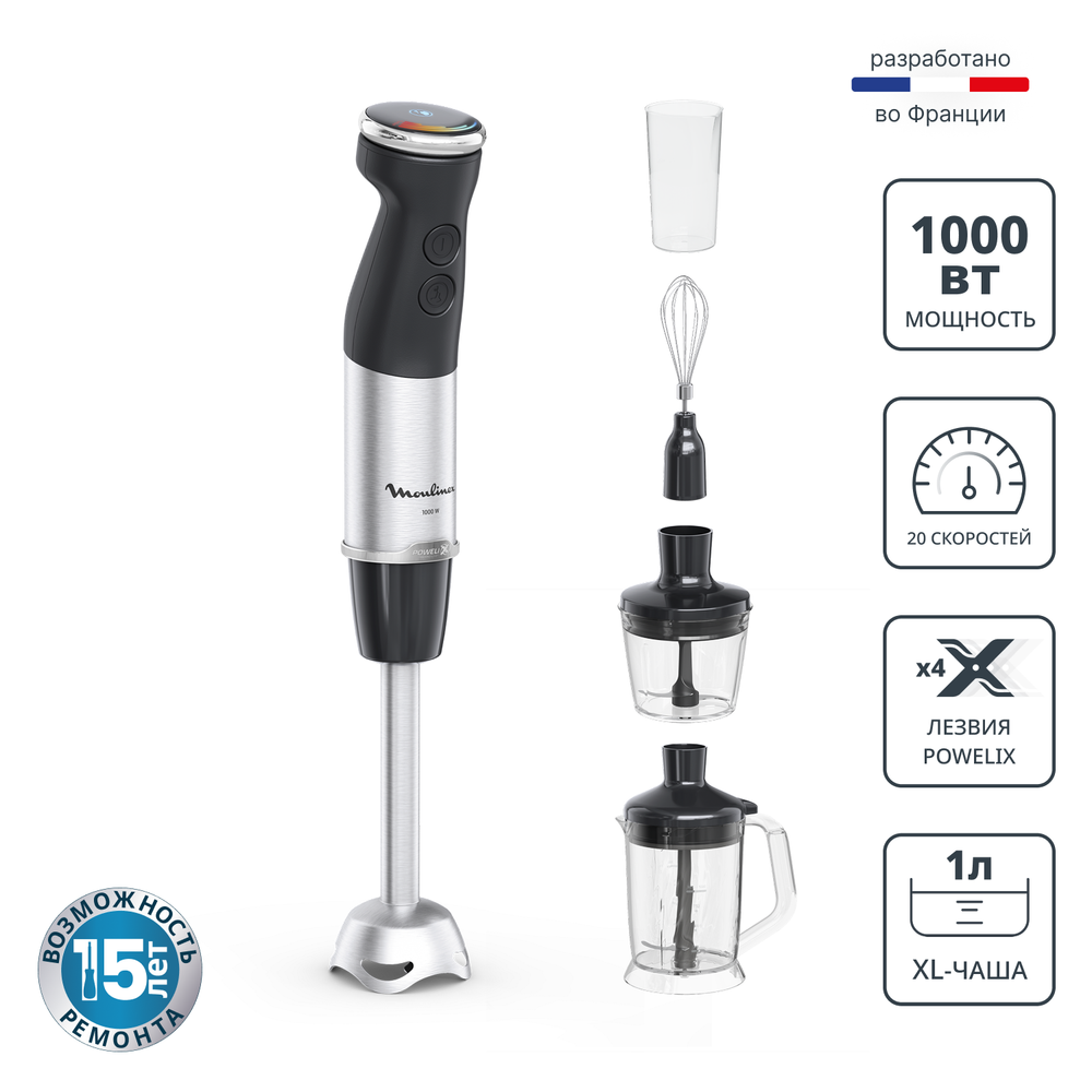 Блендер Moulinex DD67L810 черный