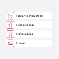 Кресло  Alicante ТЕМНО СИНИЙ/ЧЕРНЫЙ