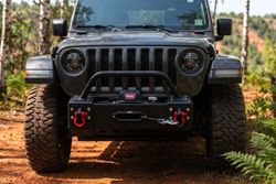 Бампер силовой передний BMS Adventure для Jeep Wrangler JL 2018-2026